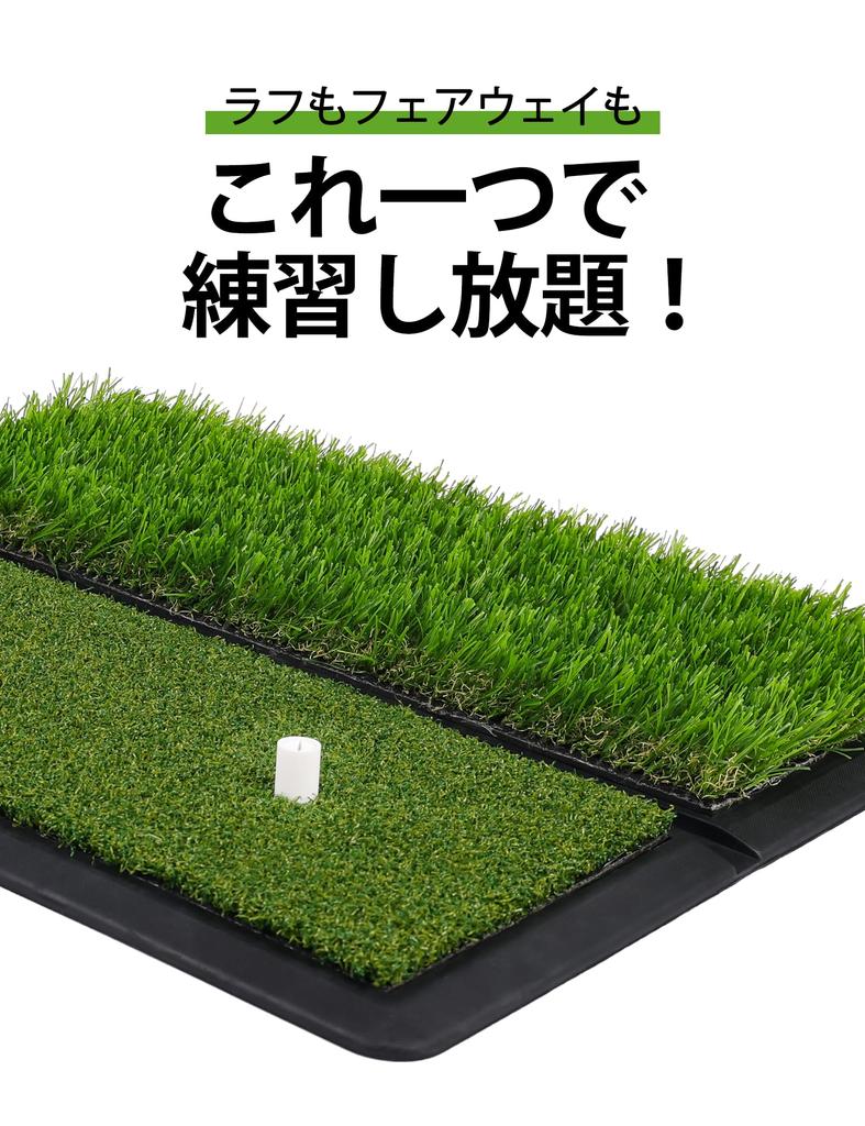 Saltea de antrenament pentru golf LIBERRWAY, pliabilă, utilizare semipermanentă, saltea de antrenament pentru golf, echipament de antrenament pentru swing, interior, exterior, gazon artificial, teren accidentat,
