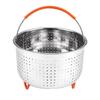 Handle Pot Accessories Steamer Basket Fruit Cleaning Basket Rice Cooker Steamer Food Steamer