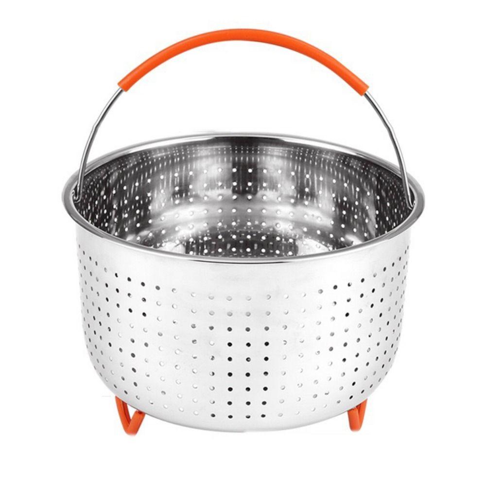 Handle Pot Accessories Steamer Basket Fruit Cleaning Basket Rice Cooker Steamer Food Steamer
