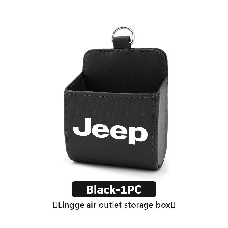 Car Storage Bag Air Vent Dashboard Tidy Hanging Organizer Box Auto Accessories For Jeep Gladiator Rubicon JL JKU TJ YJ CJ