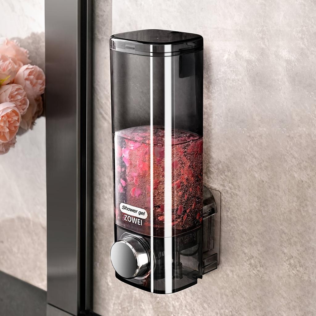 Wall Mounted Soap Dispenser with No Need for Drilling Installation, Bathroom and Kitchen Storage Organizer, Easy To Install