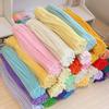 Hastes de Chenille Dobráveis: Materiais Artesanais DIY para Brinquedos Educativos de Jardim de Infância