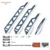 Alloy Reciprocating Saw Blades for Masonry (4-Pack) CN Plug (adapter Included)