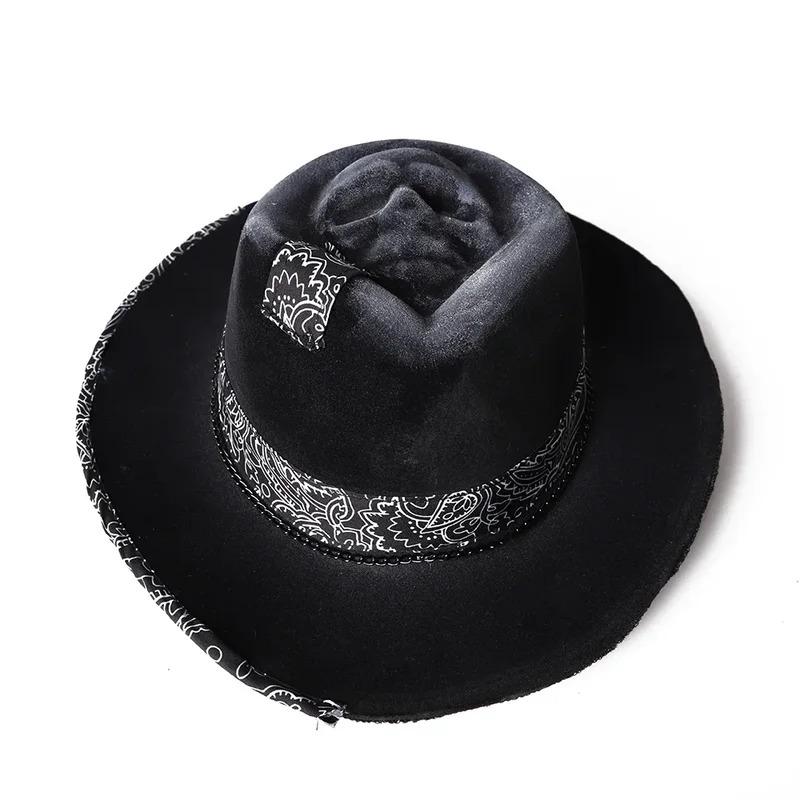 2024 Halloween Nuovo Cappello Teschio Cappello da Cowboy dell'Europa Occidentale Cappello da Baseball Falciatore Triste Cappello Teschio Fatto a Mano Cappelli da Festa
