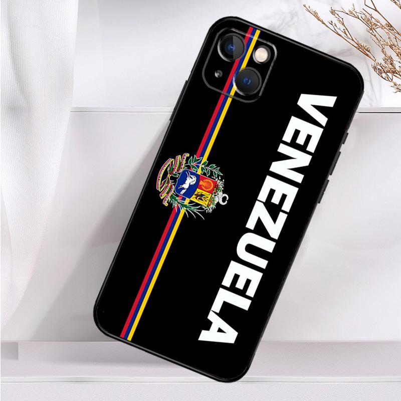 Venezuela Flag Coat Of Arms Case For iPhone 14 13 12 11 16 15 Pro Max Mini Cover X XR XS 8 7 14 16 15 Plus Accessories