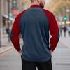 Winter Men's Outdoor Long-sleeved Casual Stand-up Collar Loose Corduroy Men's Long-sleeved Sweatshirt