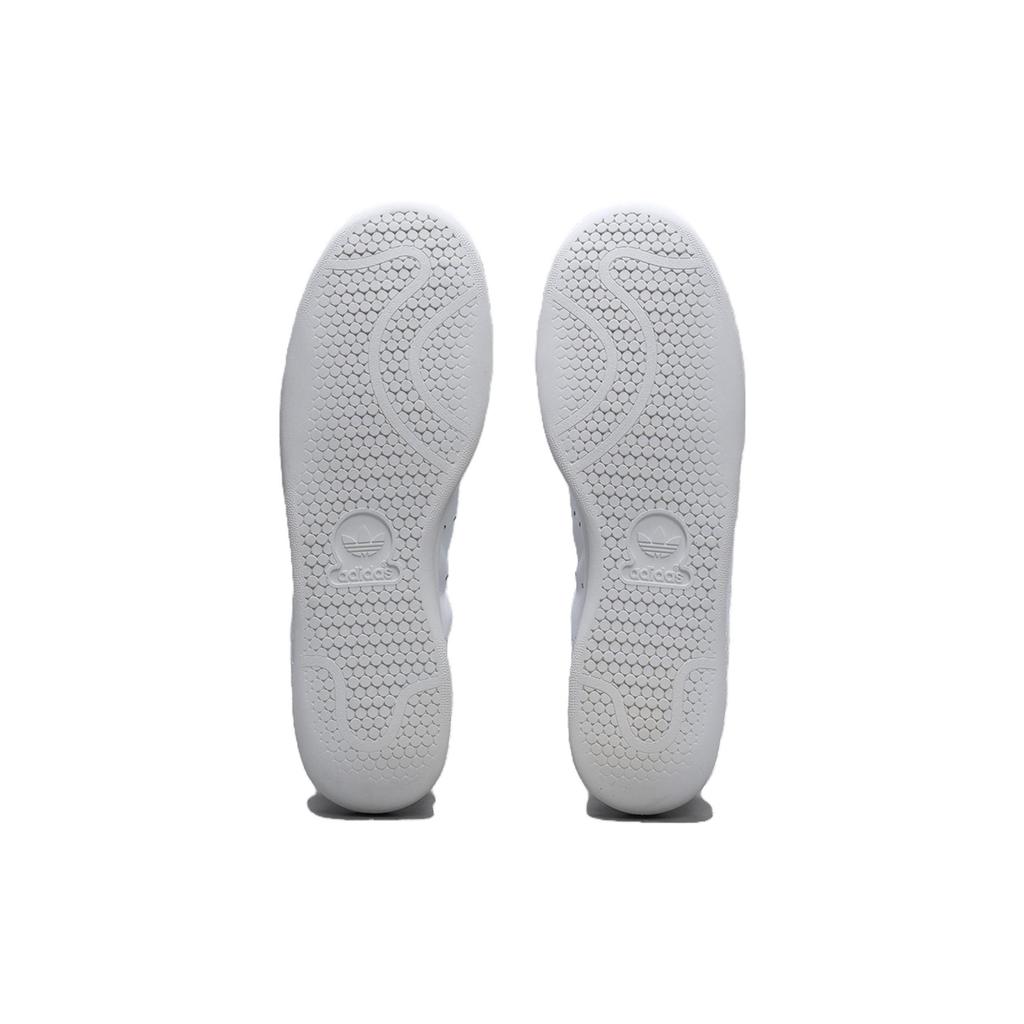 adidas Originals x Balenciaga STAN SMITH Resistente a Derrapagens Resistente à Abrasão Cano Baixo Tênis de Skate Feminino Branco Preto IF0374