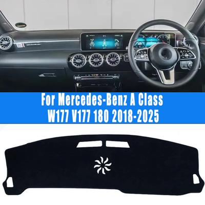 For Mercedes-Benz A Class W177 V177 180 2018-2025 Car Dashboard Mat Dash Cover Pad Nonslip Cape Sunshade Accessories 2024