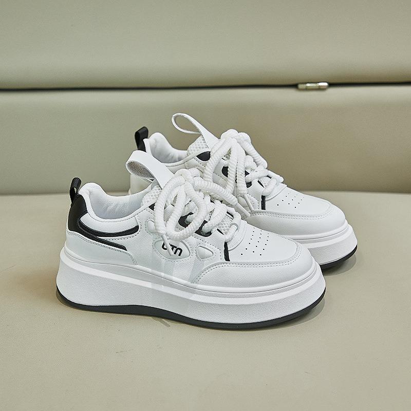 

Маленькие белые туфли на толстой подошве для женщин, повседневная обувь для серфинга 40