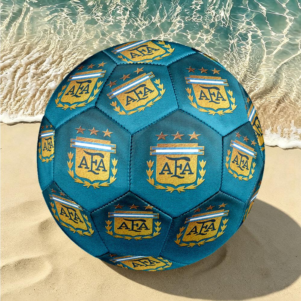 1pc Argentina Football Crest Size 5 Soccer Ball, Suitable for Practice Matches/tournament Training,Lightweight and Durable Logo7071