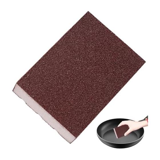 Magic Emery Polishing Cleaning Sponge - Powerful Heavy Duty Pot Scrub Scrubber and Pot Polishing Scrubber | Magic Emery Polishing Sponge for Rust