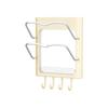 Kitchen Wall Mount Pot Lid Rack With Multilayer Storage For Home Cooking