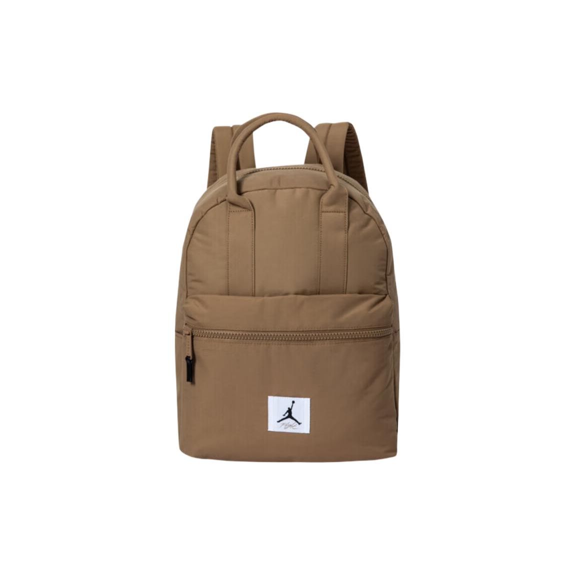 Jordan Sports Leisure Large Capacity Zipper Fabric Backpack Unisex Backpack Wood-Brown JD2243022GS-001 One Size