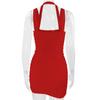 Damen Sexy Fashion Neckholder Neckholder Tasche Hüftkleid