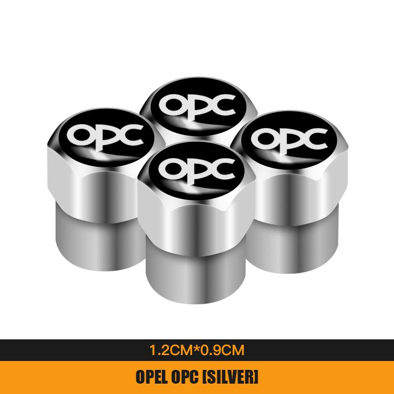4Pcs Metal Car Wheel Tire Valves Caps Waterproof Dustproof Cover For Opel Astra GTC Insignia Antara Meriva Zafira Vectra Mokka