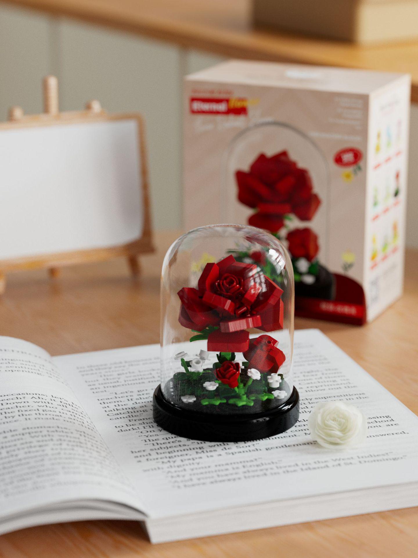 

Подсолнух Совместимый с Лего Цветочный Горшок Пылезащитный Чехол - Развивающая Игрушка-Конструктор для Девочек