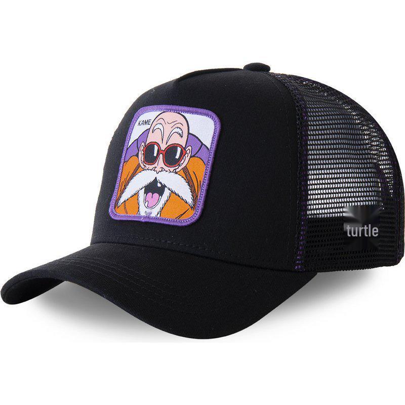 Dragon Ball Goten & Master Roshi Anime Snapback Cap - Unisex Hip Hop Trucker Hat
