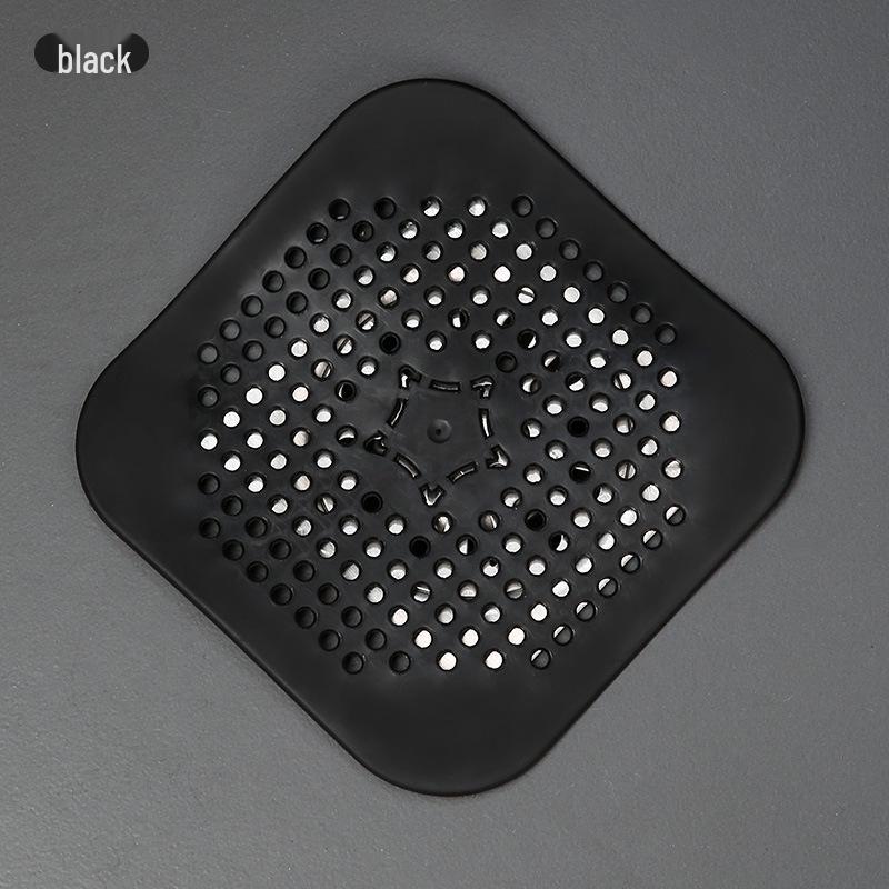 Square Silicone Anti-Odor Floor Drain Stopper for Bathroom and Toilet