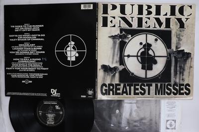 LP Record PUBLIC ENEMY  Greatest Misses 0253014 DEF JAM 1992 US Rap  HipHopRB Used