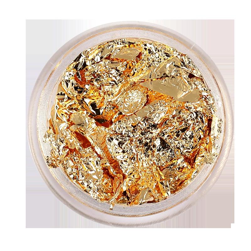 1-12pcs Aluminum Nail Flakes Foils Set Gold Silver Irregular Paillette Nail Art Sequins Decorations Glitter Sticker for Manicure