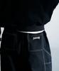 Treasure Flame Stitch Carpenter Pants Black