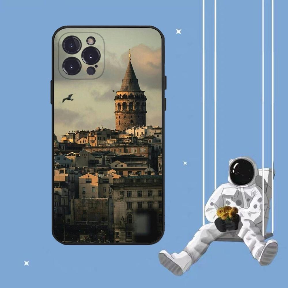 Turkey Istanbul Scenery Phone Case For iPhone 14 11 12 13 Mini Pro XS Max Cover 6 7 8 Plus X XR SE 2020 Funda Shell