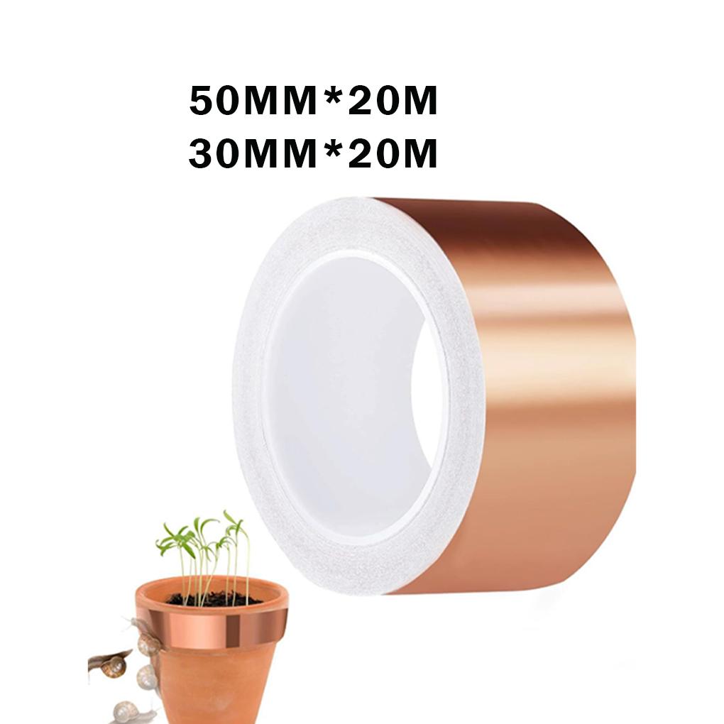 Anti-Snail Copper Tape, Protection Tape, Bed Plant Copper Copper Super Tape for Soldering and Snail