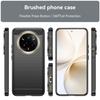 For Realme 14 Pro+ 5G Case Protective Phone Cover Carbon Fiber Texture Brushed