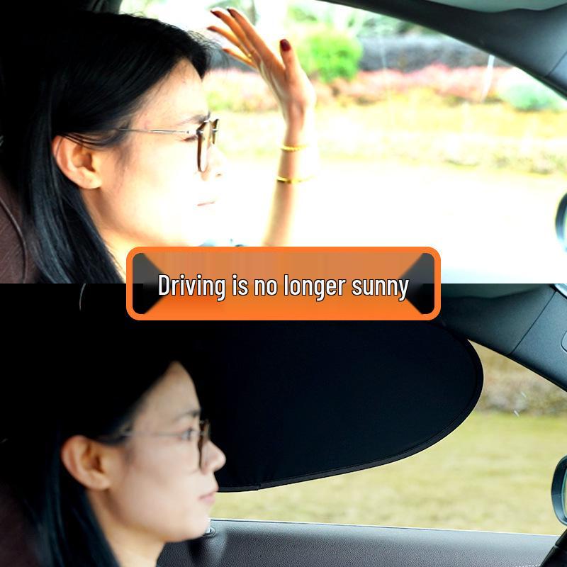 Car Sunshade: Heat-Insulating, Non-Transparent Electrostatic Curtain Visor