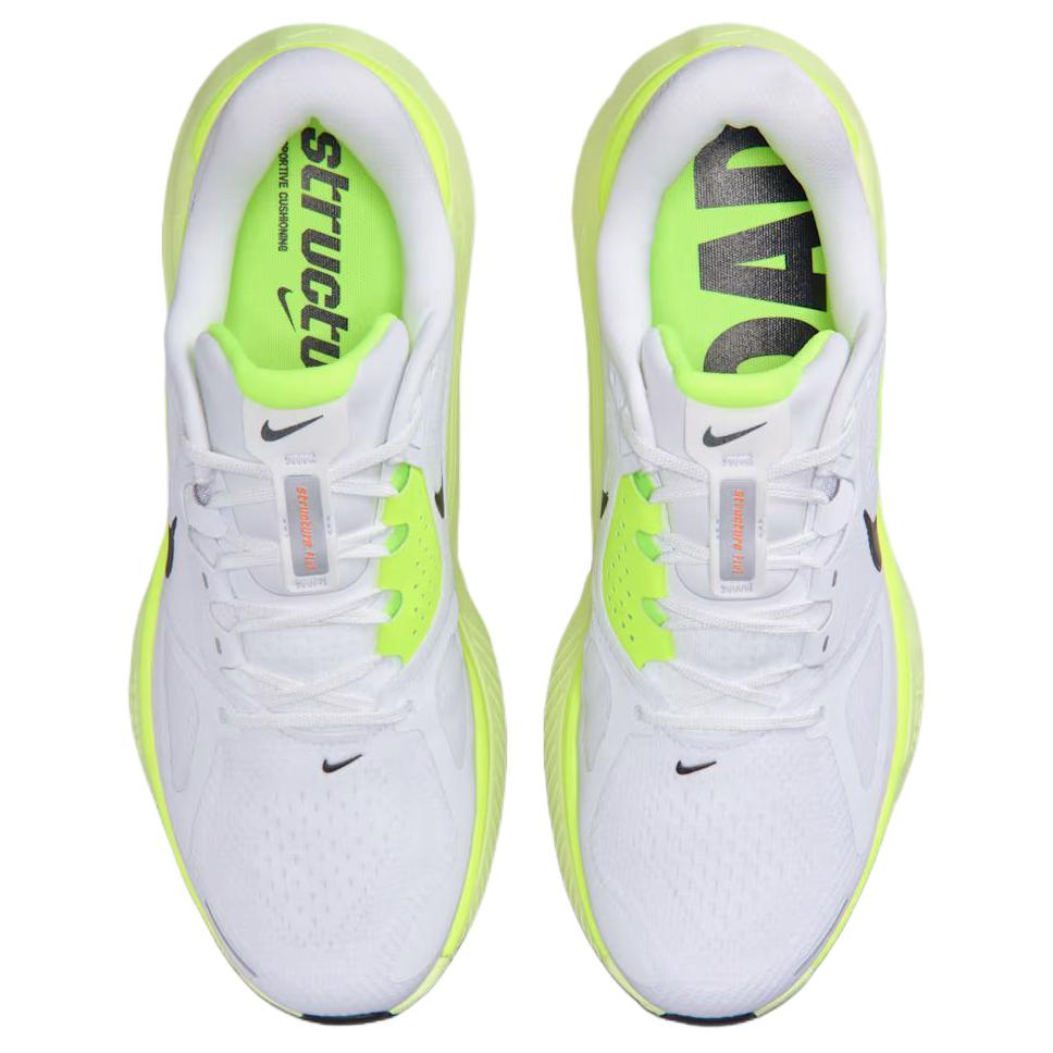 Nike Air Zoom Structure Plus Weiß Reines Platin Herren Sneaker Volt Schwarz HQ3048-101
