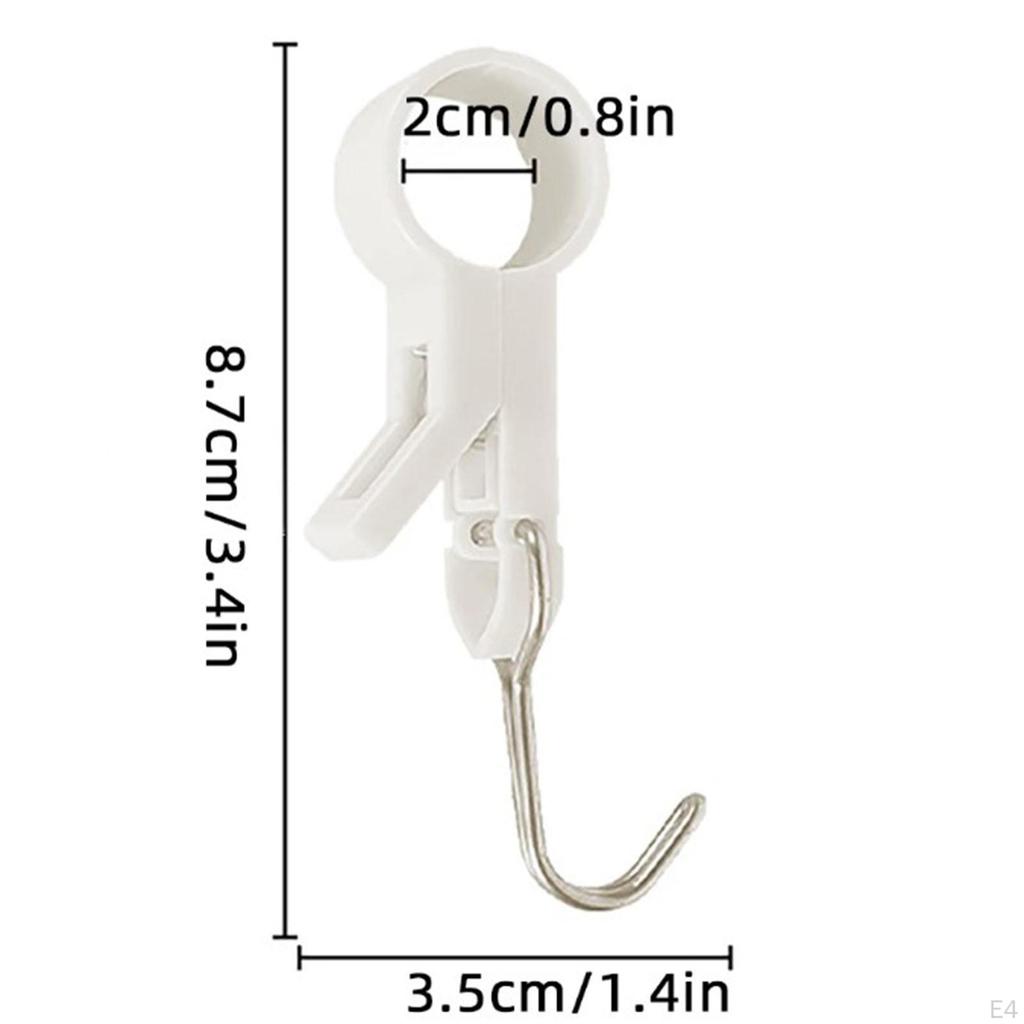 Closet Organizer Hooks Home Storage Bedroom Sturdy Compact Wardrobe Hanger Utility for