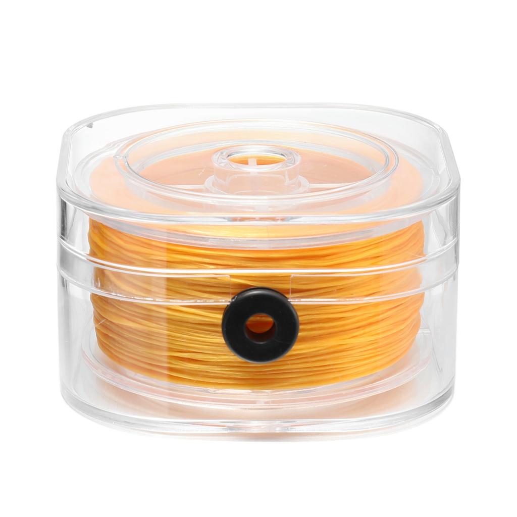 80 Meter/Karton DIY Kristall Perlen Stretch Elastisches Fadenband mit Box Bunt 0,8 mm Flaches Perlenband Schmuckherstellung Zubehör
