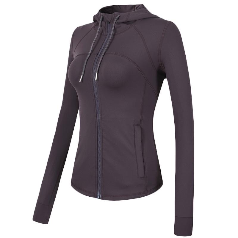 

Топ для йоги с капюшоном, сетчатыми вставками, облегающего кроя, с эластичной талией и застежкой-молнией Small