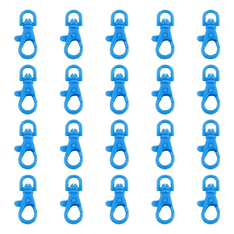 20PCS Practical Plastic Lobster Clasps Safe Materials Jewelry Component Supplies for Jewelry Findings and Keychains