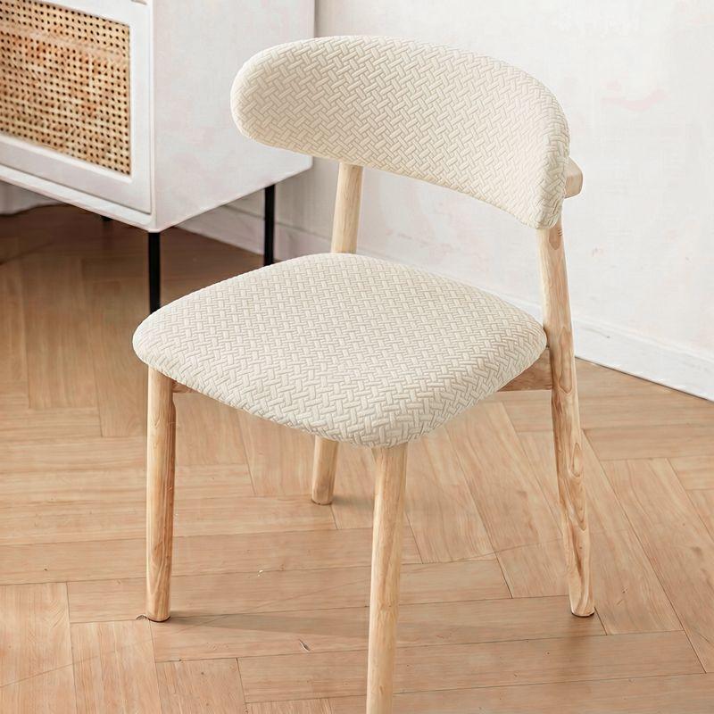 2 Stuks C-vormige Rugleuning Stoelhoezen Twill Bureau Werkstoel Beschermers voor Woonkamer Kantoor Huisdecoratie 1 set