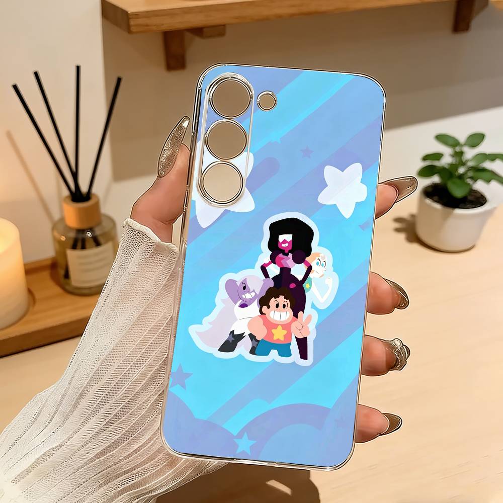Cartoon Warm S-Steven U-Universe Phone Case For Samsung Galaxy A71,A70,A52,A51,A40,A30 Transparent Cover Samsung a50 30s 50s