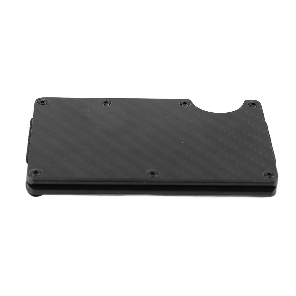 קופסת מחזיק כרטיסי אשראי עם קליפס קיבולת גדולה נגד גניבה חוסם RFID נרתיק לכרטיסי אשראי עבור