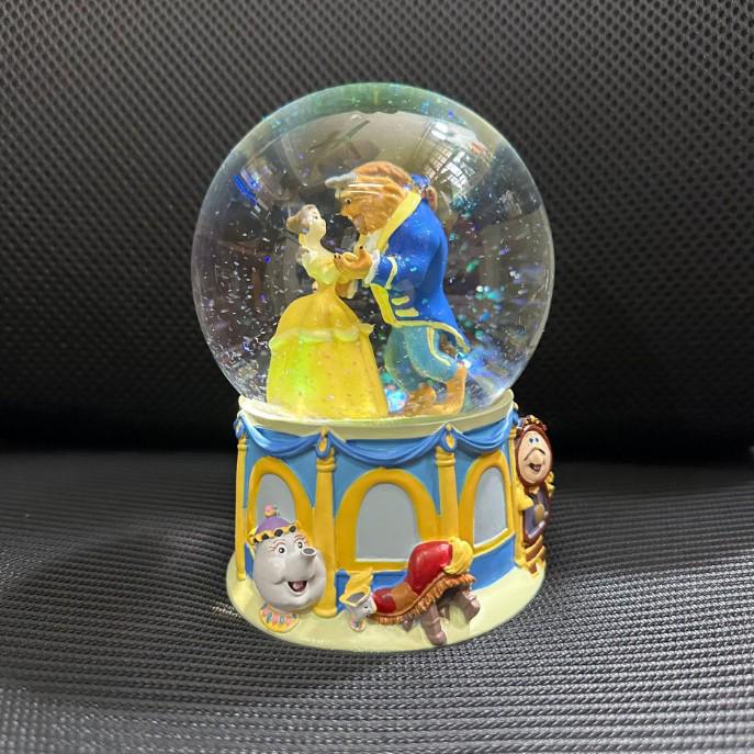Beauty and the Beast Collection: Lumiere Candelabra & Cogsworth Pendulum Resin Table Clocks