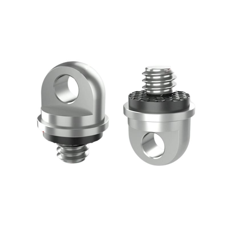 Quick Installation 1/4inch Camera Strap Screw Universal Fit For Action Cameras Metal Mounting Adapter Secure Locking Design