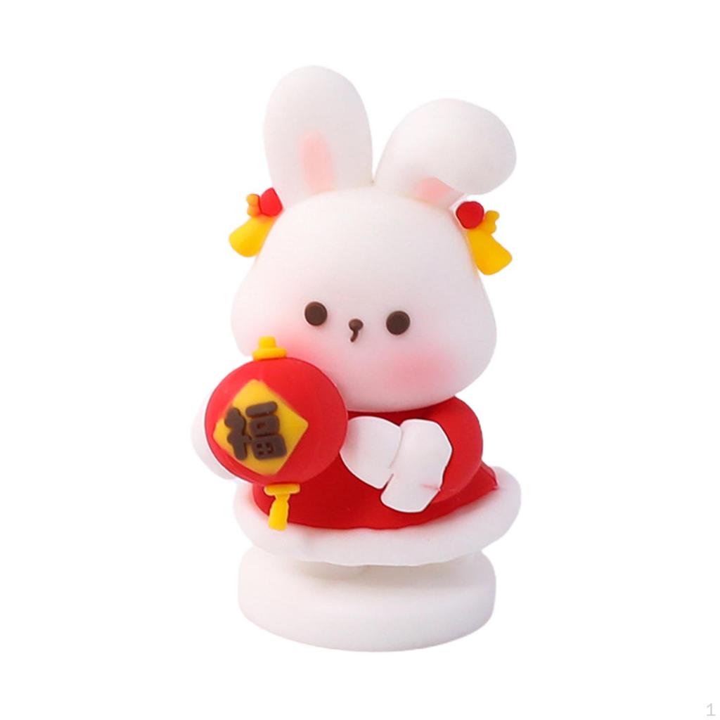 Cute Miniature Figures Statue Art Sculpture Crafts for Home Shelf Living Room Decor Car Dashboard