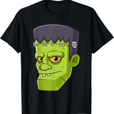 Frankenstein Halloween Horror Vintage Cartoon Movie T-Shirt