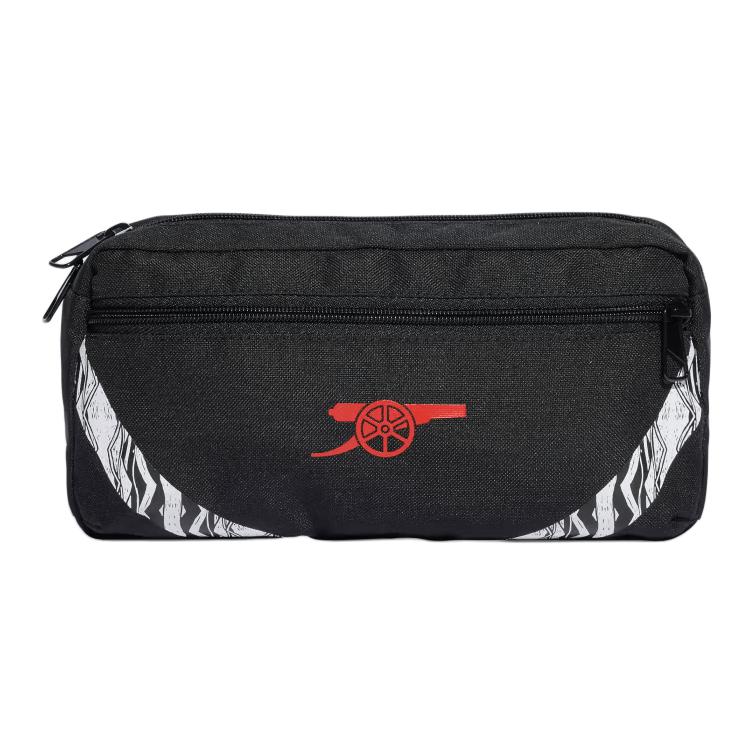 

Adidas Recycled Material One Shoulder Crossbody Fanny Pack Unisex Black & Red Adidas IZ4388 чорний/червоний