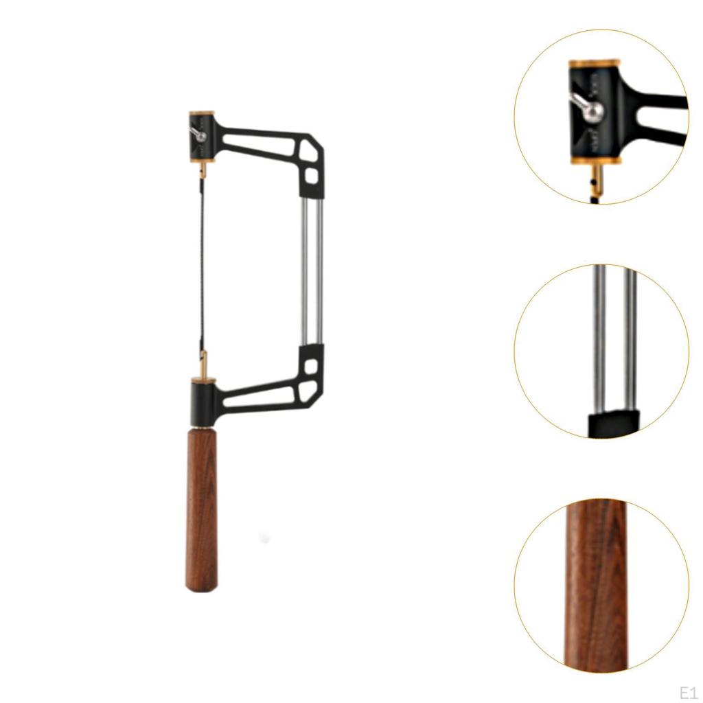 Saw Wire Hand Adjustable Frame Hobby Model Making Aluminum Handle Trimming Tool Nonslip Portable