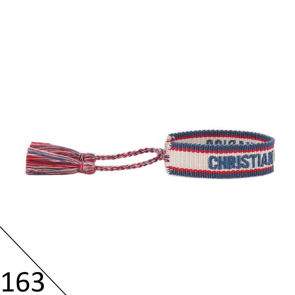 Handmade Embroidered Friendship Bracelet with Tassels for Women