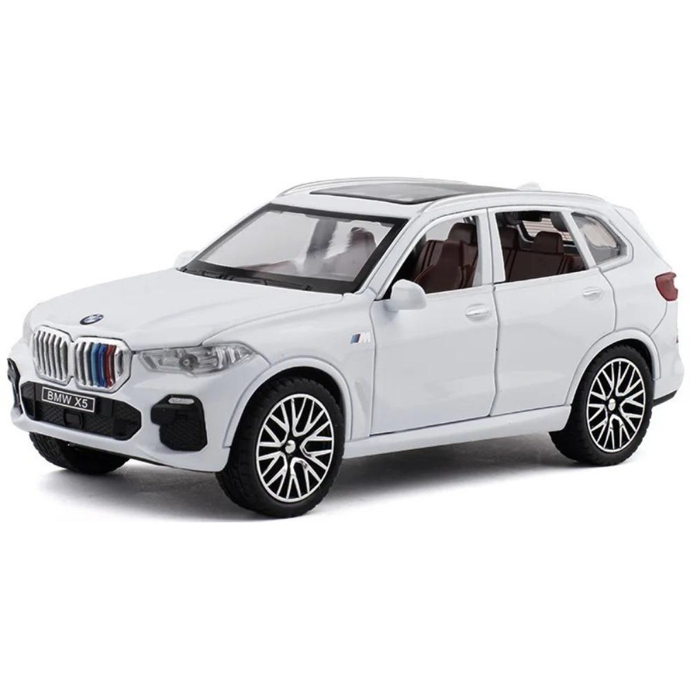 1/32 BMW X5 SUV Legierungsauto Druckgussmodell Simulation Sound & Licht Pull-Back Spielzeug Sammlung Dekorative Geschenk Jungen Hausdekoration
