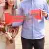 New Year Wedding Photo Props: License & Banner Posing Game