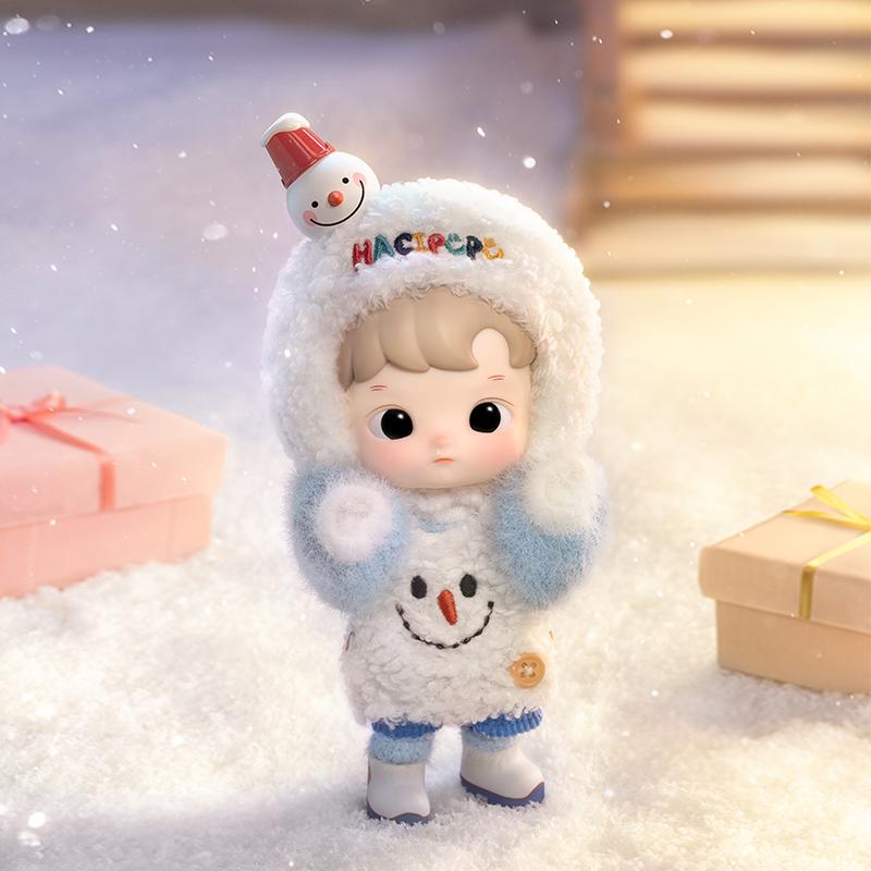 New POP MART HACIPUPU Snowman Visit Trendy Figures PPMT-2410-0063