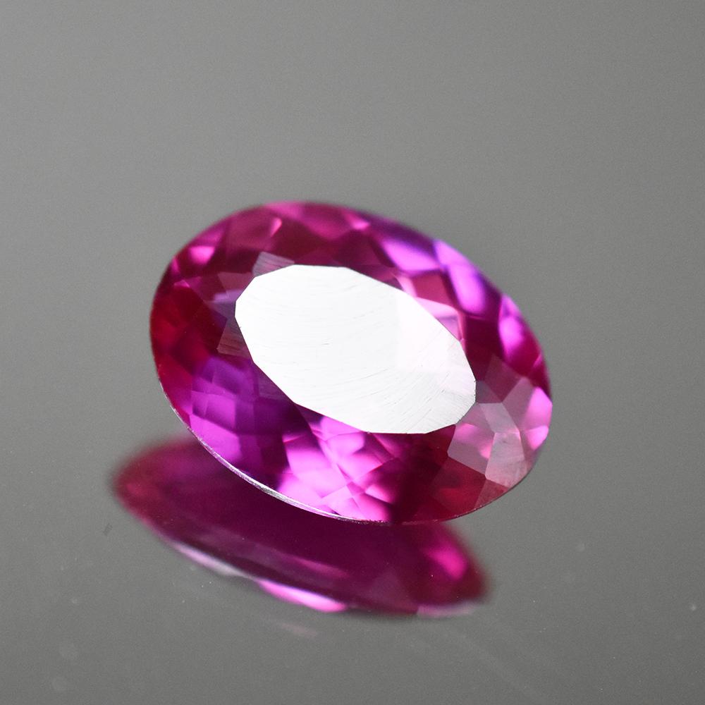 Natural Pink Sapphire Loose Gemstone 12.20 Ct Oval Cut for Engagement September Birthday Birthstone