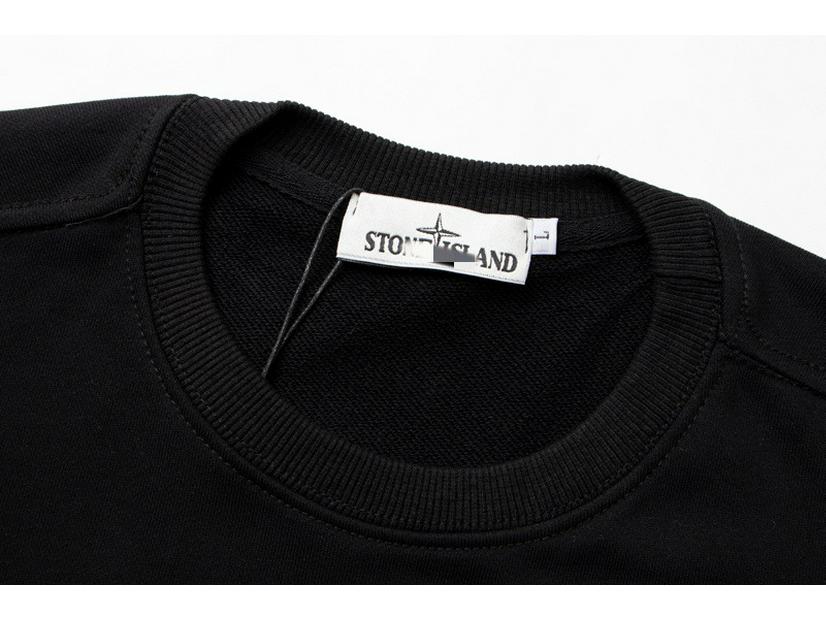 Cross ClassicSTONE Einfarbig Rundhals-Kapuzenpullover mit Abzeichen - Unisex Langarm für Paare