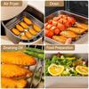 304 Stainless Steel Cooking Rack Square Grid Grill Cooling Rack  Home Kitchen Oven Steamer Cooker